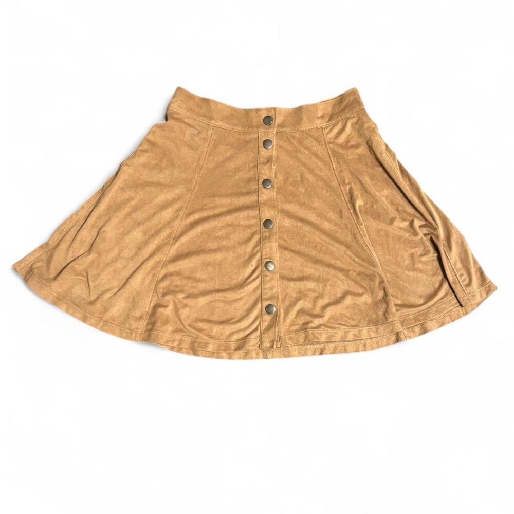 Full Tilt Women's Tan and Brown Skirt
